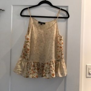 Suno Silk Blend Peplum Top